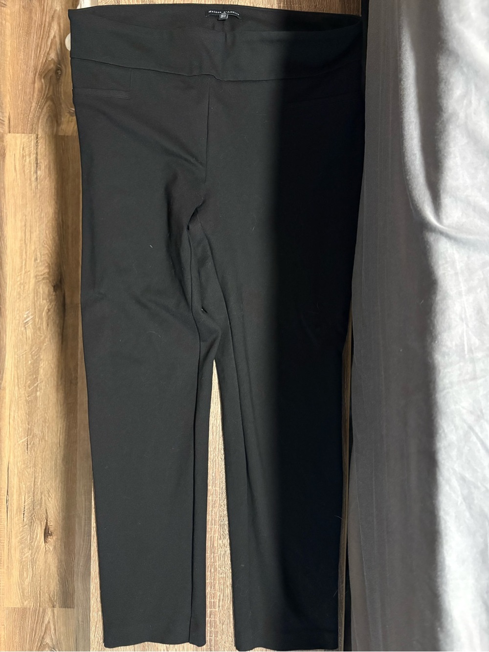 Maison d'Amélie Paris Women’s Dress Pull-On Black Knit Pants